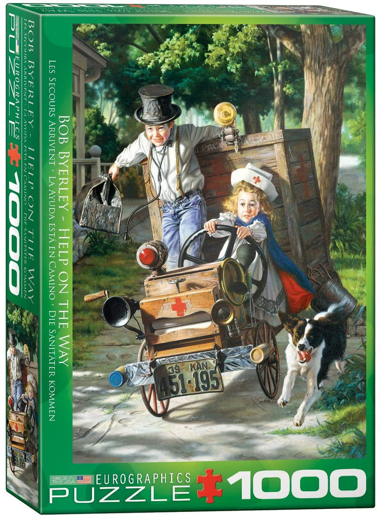 Puzzle 1000 Piece - Help on The Way by Bob Byerley Jigsaw Puzzle 6000-0439 - figurineforall.com