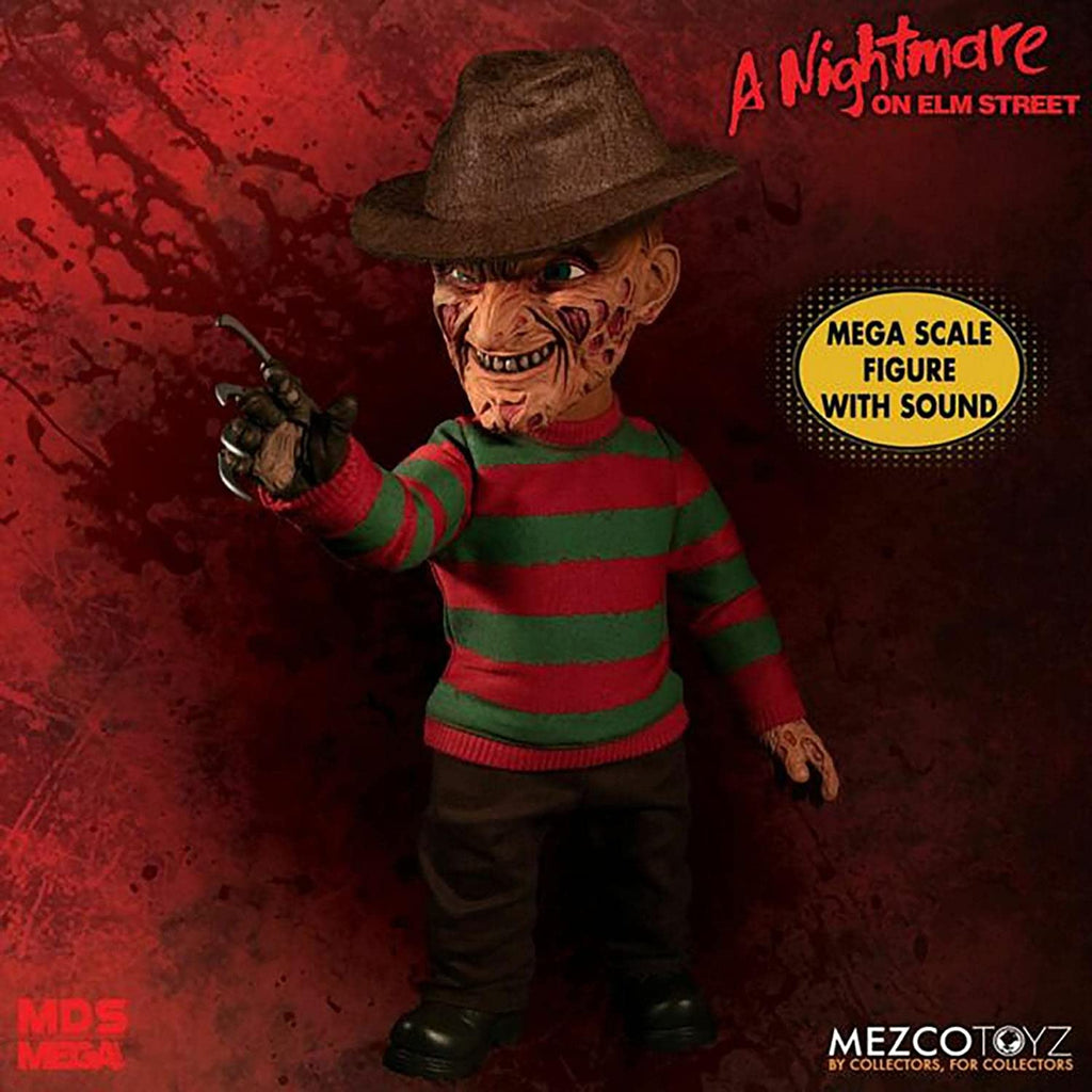 Mezco Nightmare on Elm Street MDS Mega Scale 15 Inch Talking Freddy Krueger - figurineforall.com