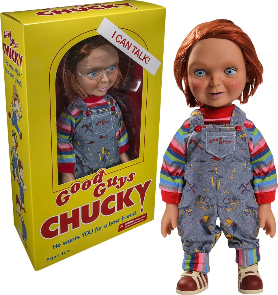 Child's Play Chucky Good Guys Chucky Happy 15 Inch Talking Doll - figurineforall.ca