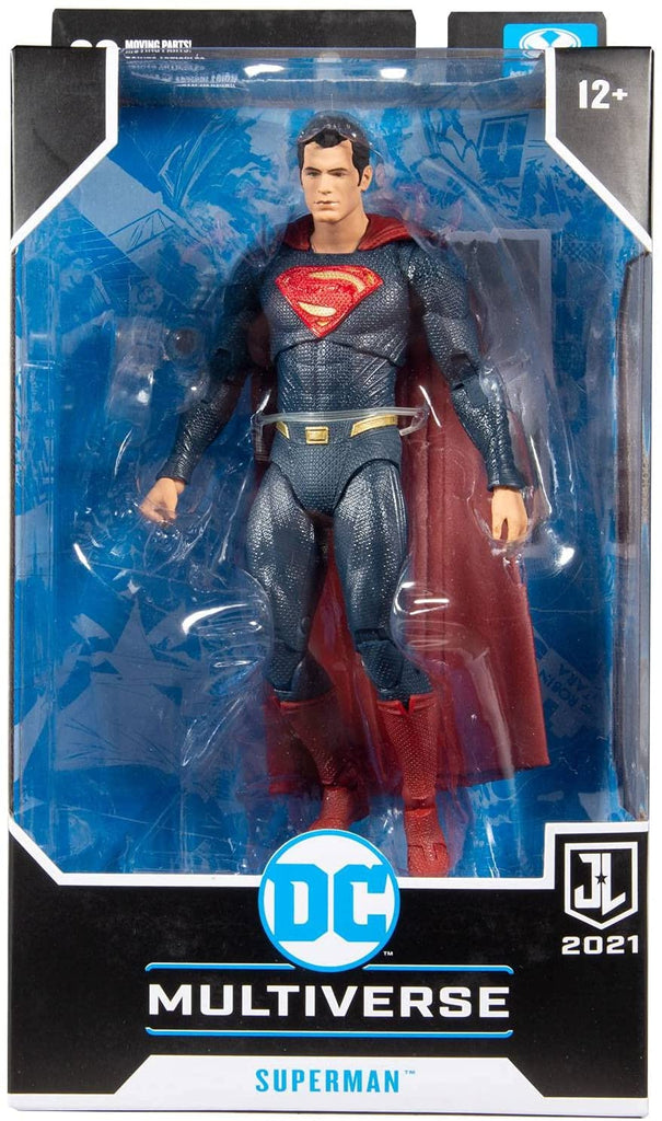 DC Multiverse Justice League Movie 2021 Superman Red & Blue Suit Exclusive 7 Inch Action Figure - figurineforall.ca