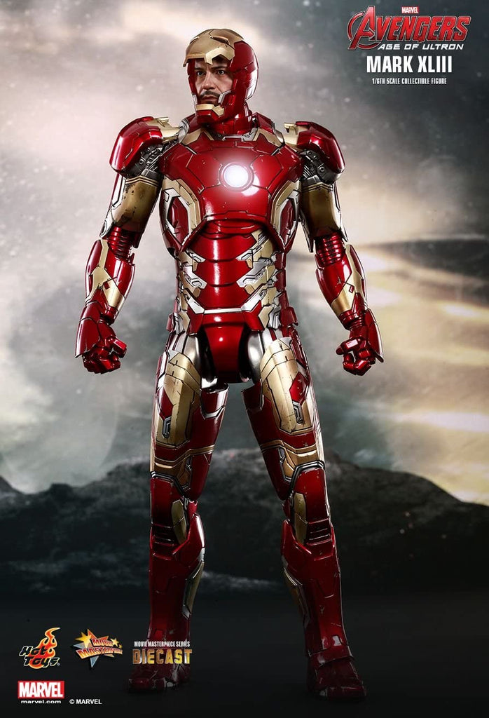 Hot Toys Mms278D09 Iron Man Mk43 Mark43 Avengers Age of Ultron Tony Stark - figurineforall.ca