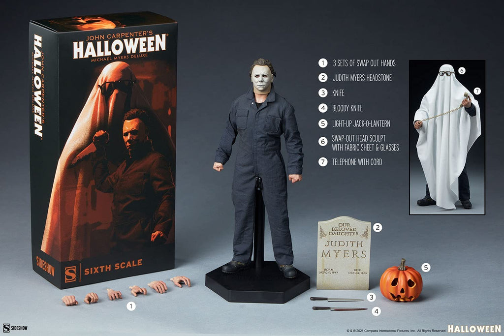 Halloween (1978) movie Michael Myers 12 Inch 1/6 Scale Figure 100398 - figurineforall.com