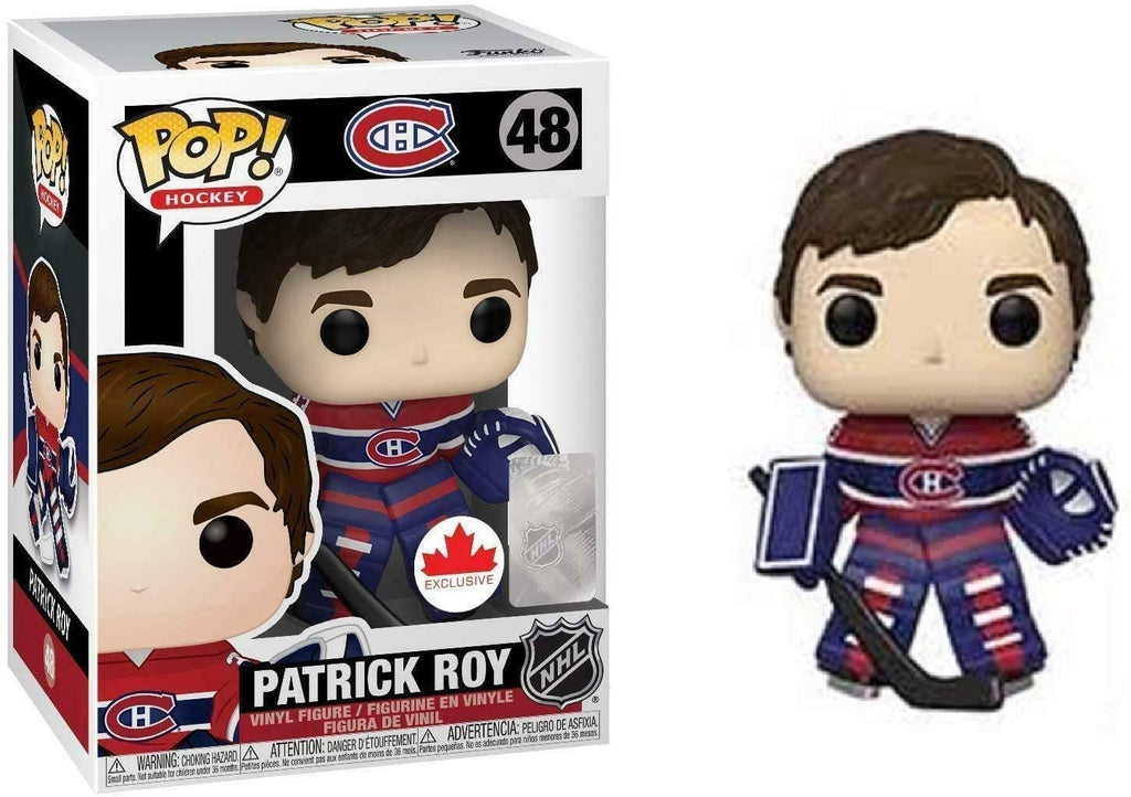 Funko Pop Sports NHL Hockey 3.75 Inch Action Figure - Patrick Roy Canadian Exclusive #48 - figurineforall.ca