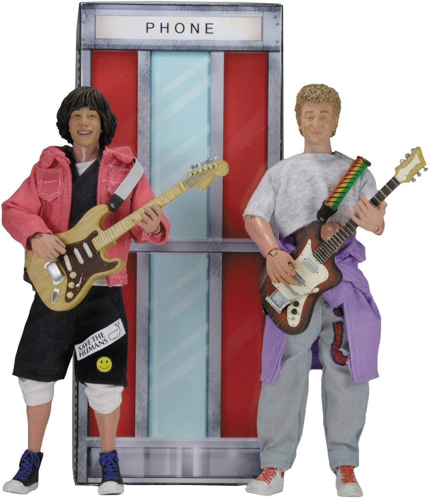 NECA Bill & Ted's Excellent Adventure 8" Clothed Figure (2 Pack) - figurineforall.ca