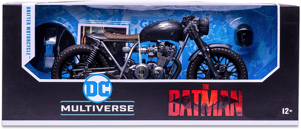 DC Multiverse The Batman Movie Drifter Motorcycle Action Vehicle - figurineforall.com