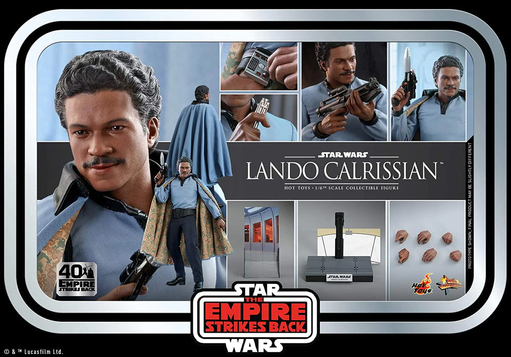 Hot Toys Star Wars: The Empire Strikes Back - Lando Calrissian 1/6 Scale 40th Anniversary 907059 MMS588 - figurineforall.com