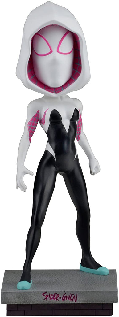 NECA Marvel Head Knocker Spider Gwen Classic Masked Toy Figure - figurineforall.ca