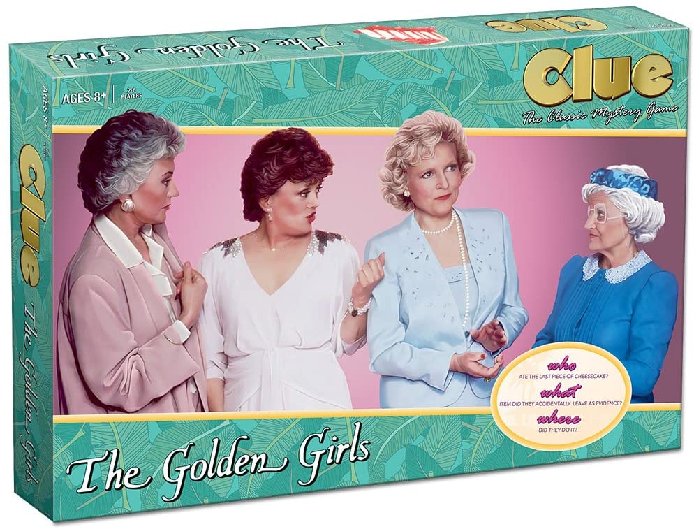 Clue The Golden Girls Mystery Board Game - figurineforall.ca