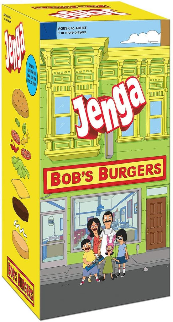 Jenga Bob's Burgers Edition Game Beat Jimmy Pesto Bosses - figurineforall.ca