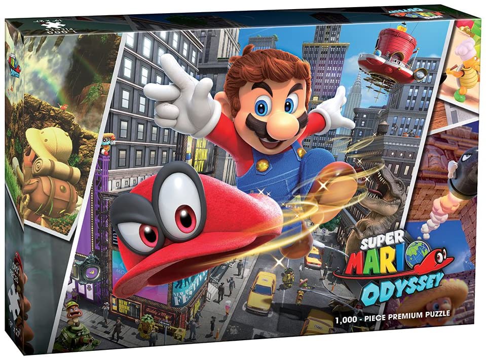 Puzzle 1000 Pieces - Super Mario Odyssey Snapshots Premium Jigsaw Puzzle - figurineforall.ca