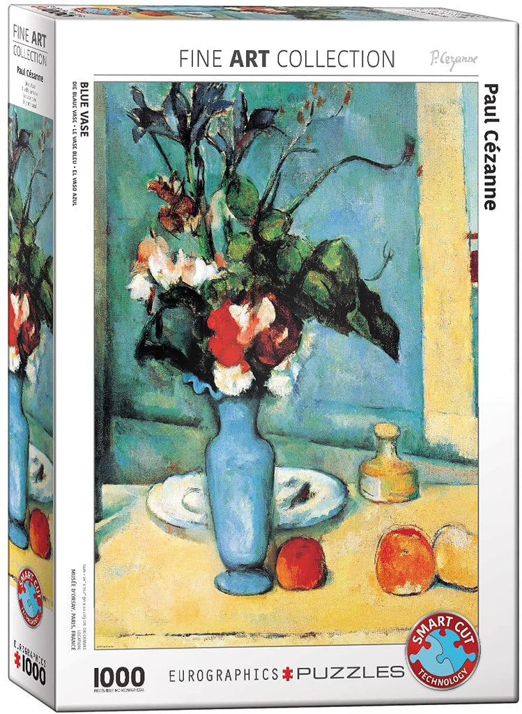 Puzzle 1000 Pieces - Blue Vase by Cezanne Jigsaw Puzzle 6000-3802 - figurineforall.ca