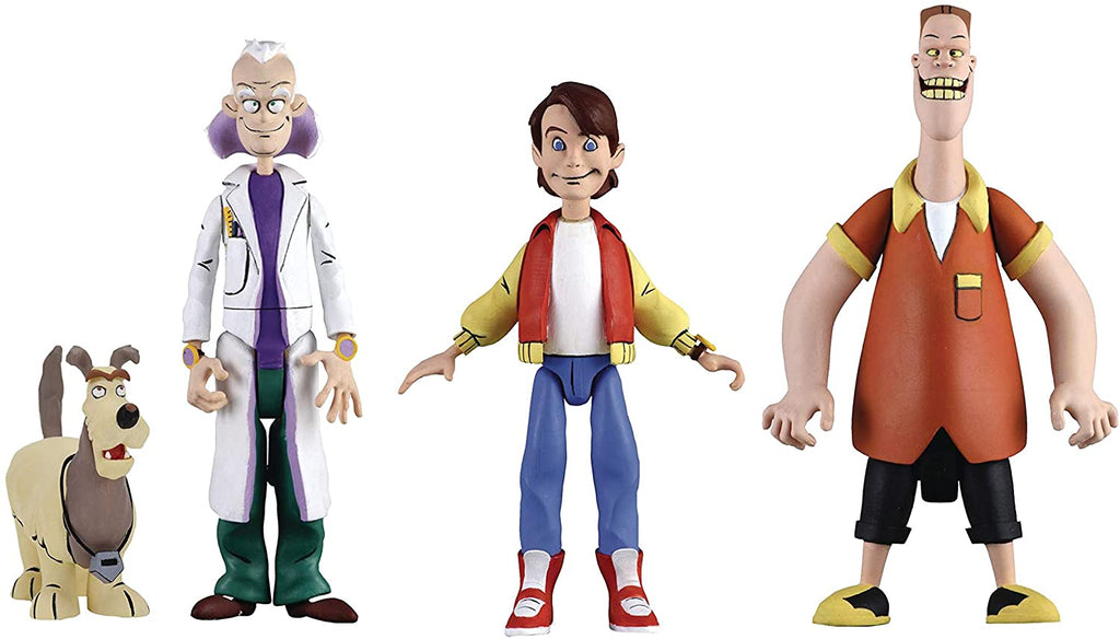 Back to The Future Toony Classics: Marty, Doc, Biff Figure Assortment - figurineforall.ca