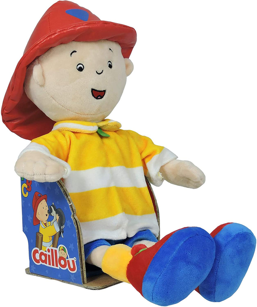 Caillou My Rescue Hero 14 Inch Firefighter Plush - figurineforall.ca