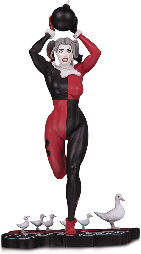 DC Collectibles Harley Quinn: Red, White & Black: Harley Quinn by Frank Cho Statue - figurineforall.ca