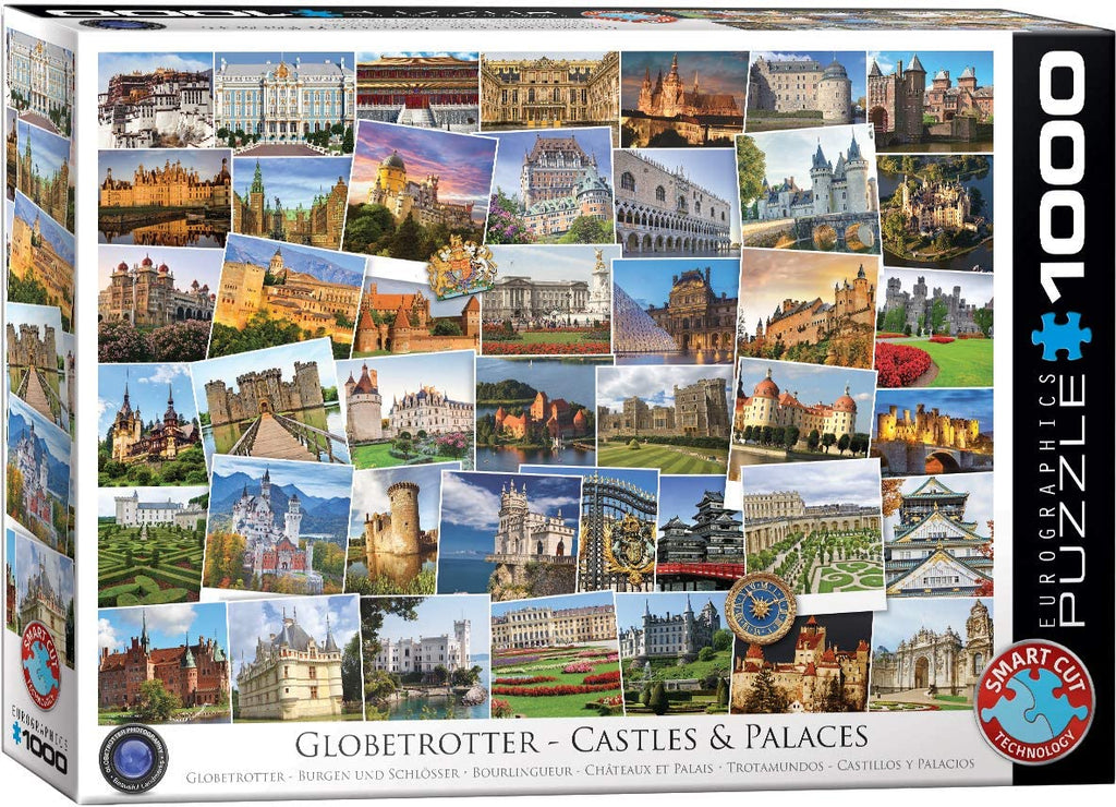 Puzzle 1000 Pieces - Globetrotter Castles and Palaces Jigsaw Puzzle 6000-0762 - figurineforall.ca