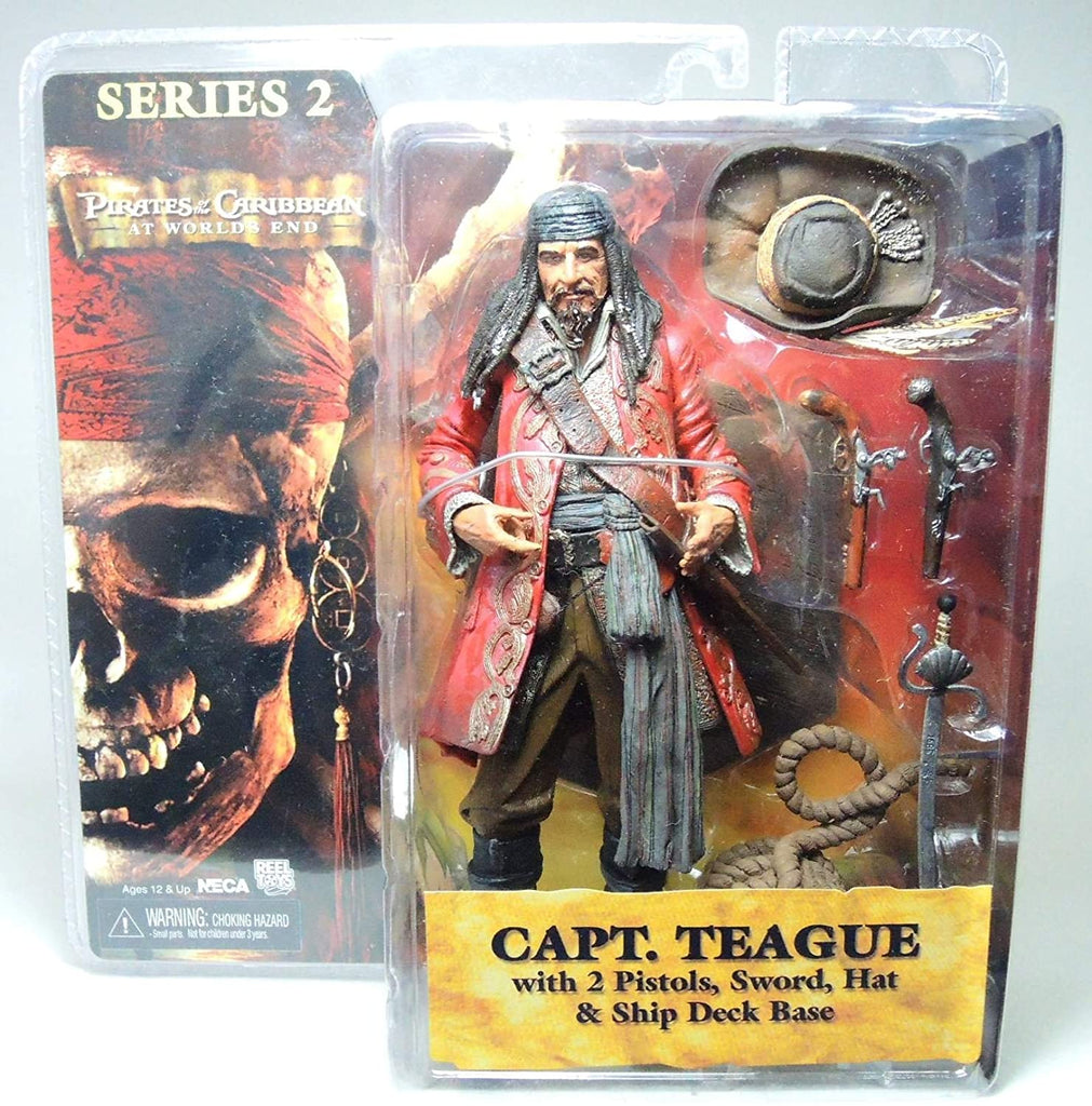 NECA Pirates of the Caribbean At World's End Series 2 Captain Teague Action Figure - figurineforall.ca