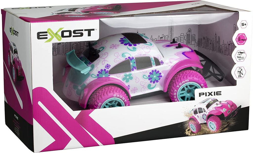 Exost Pixie Beetle Remote Control Vehicle Pink 12 km/h - figurineforall.ca