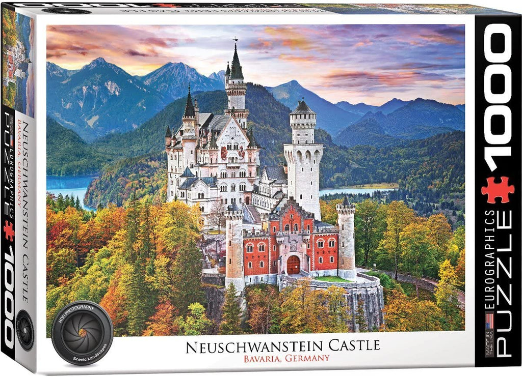 Puzzle 1000 Piece - Neuschwanstein Jigsaw Puzzle 6000-0946 - figurineforall.com