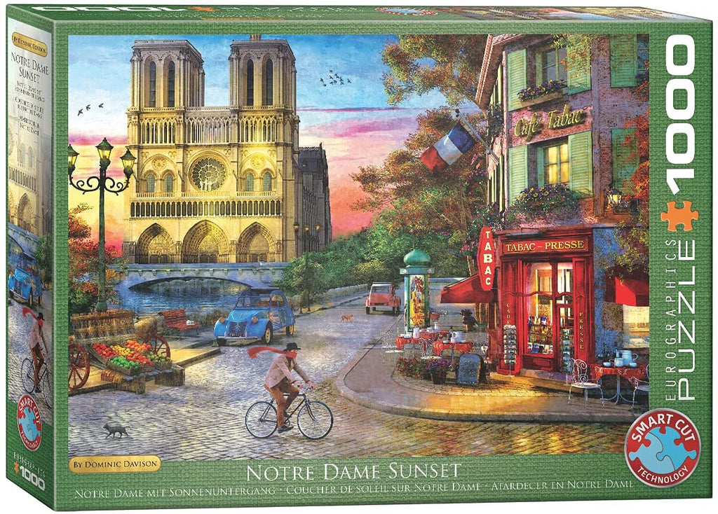 Puzzle 1000 Pieces - Notre Dame by Dominic Davison Jigsaw Puzzle 6000-5530 - figurineforall.ca