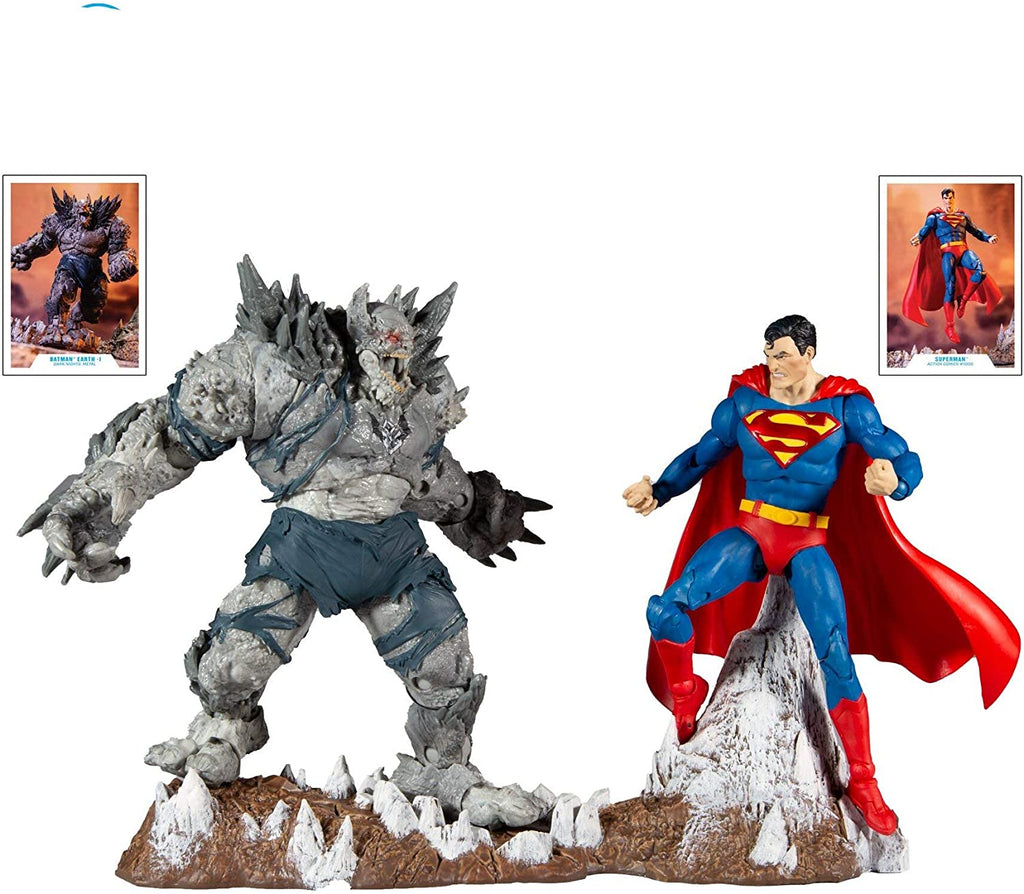 DC Multiverse Comic Superman Vs Devastator (Batman Earth-1) 7 Inch Multipack Action Figure - figurineforall.ca