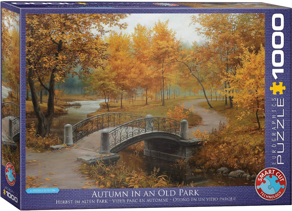 Puzzle 1000 Piece - Autumn in an Old Park by Eugene Lushpin Jigsaw Puzzle 6000-0979 - figurineforall.com