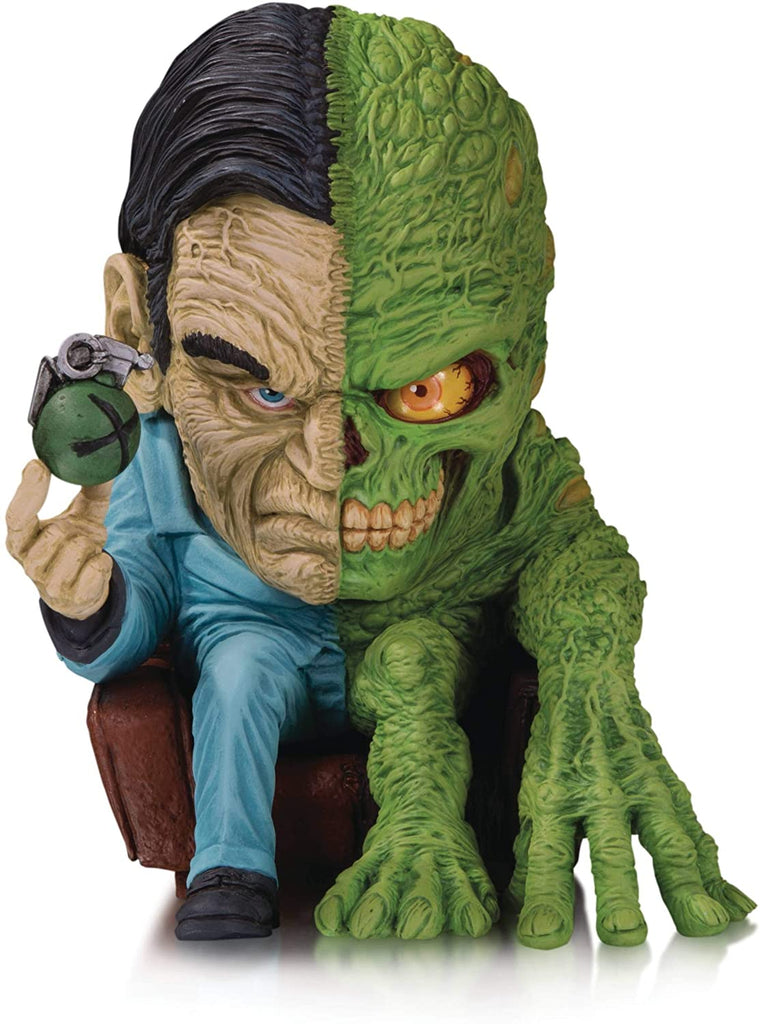 DC Collectibles Artists Alley: Two-Face by James Groman Designer Vinyl Figure, Multicolor - figurineforall.ca