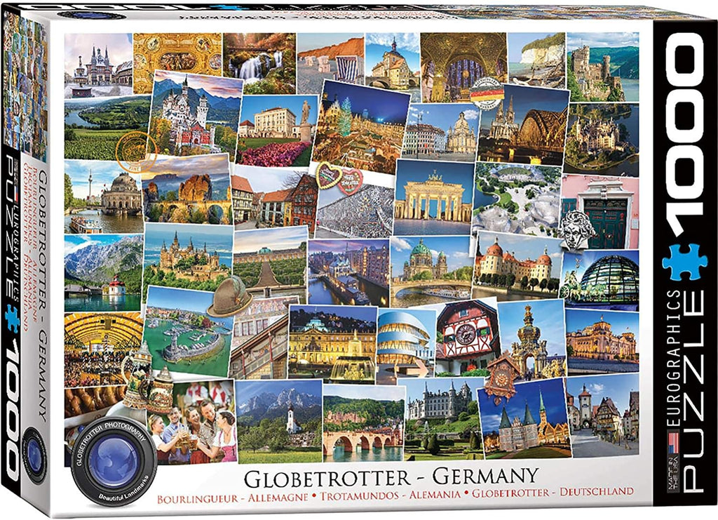 Puzzle 1000 Piece - Globetrotter Germany Jigsaw Puzzle 6000-5465 - figurineforall.com