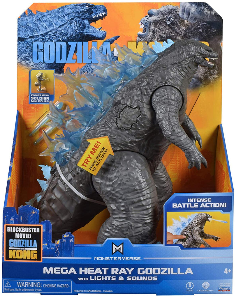 Godzilla vs Kong Movie 13 Inch Mega Figure MonsterVerse - Godzilla with Lights & Sounds - figurineforall.com