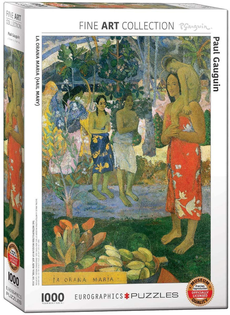 Puzzle 1000 Pieces - Hail Mary (La Orana Maria) by Paul Gauguin Jigsaw Puzzle 6000-0835 - figurineforall.ca