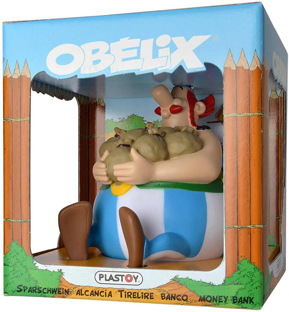 Plastoy Obelix Money Box - figurineforall.ca