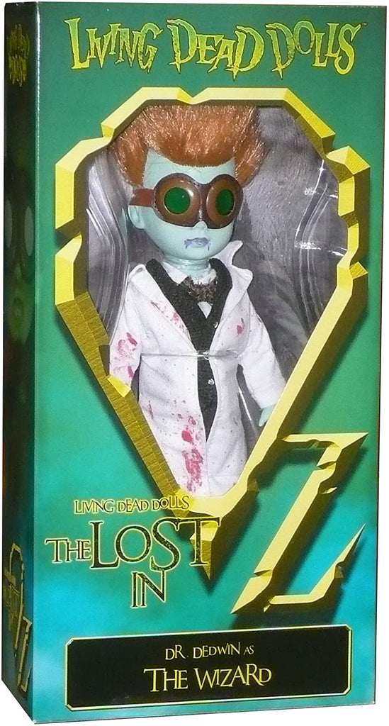 Living Dead Dolls Presents The Lost In OZ Exclusive Emerald City Variant - Dr. Dedwin as The Wizard Variant 10 Inch Doll - figurineforall.com