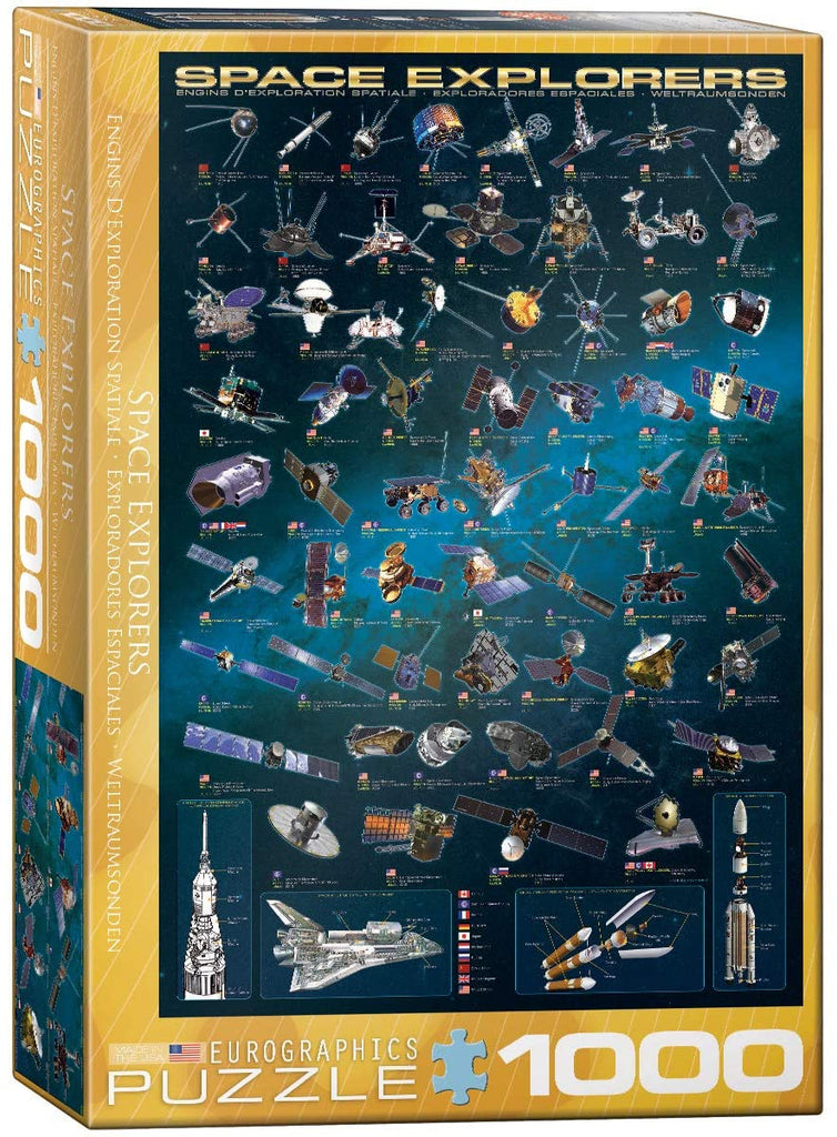 Puzzle 1000 Piece - Space Explorers Jigsaw Puzzle 6000-2001 - figurineforall.com