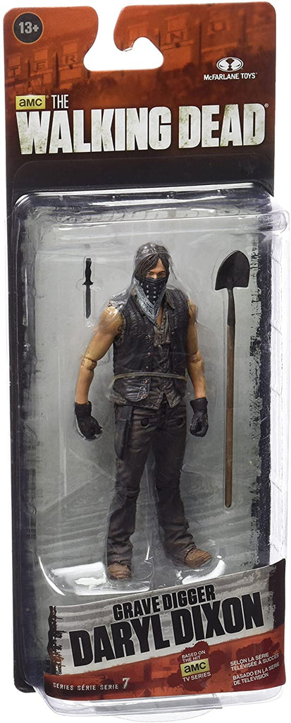 McFarlane Toys The Walking Dead TV Series 7 Exclusive Grave Digger Daryl Dixon Action Figure - figurineforall.ca