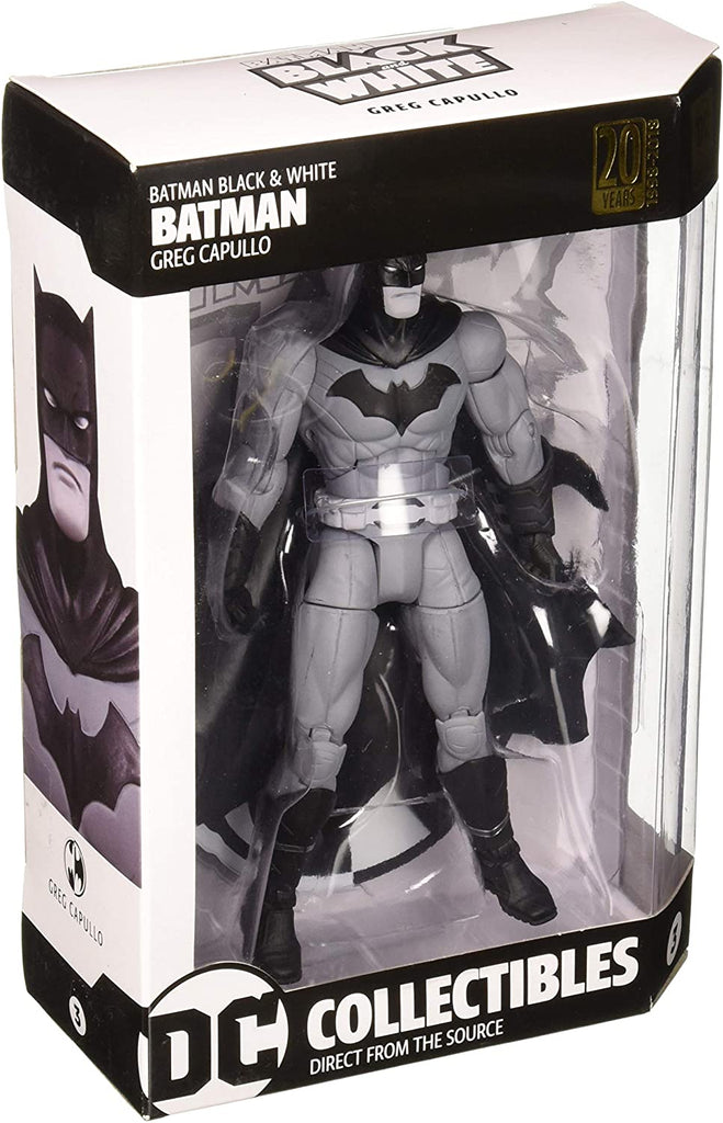 DC Collectibles Batman: Black & White Collection - Batman 6 Inch Action Figure by Greg Capullo - figurineforall.ca