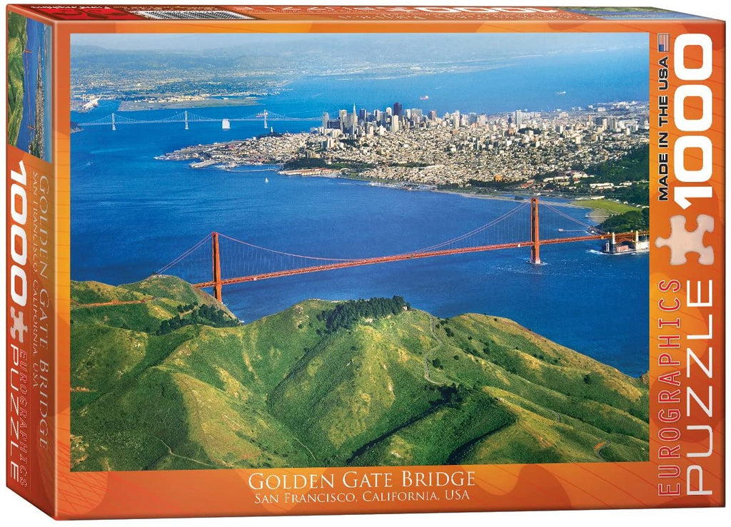 Puzzle 1000 Pieces - Golden Gate Bridge, California Jigsaw Puzzle 6000-0548 - figurineforall.ca
