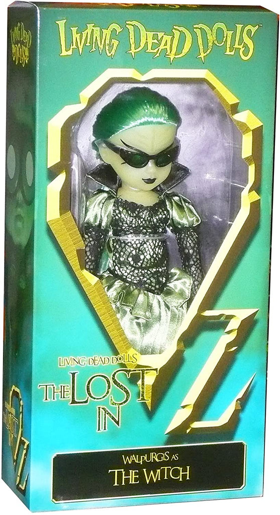 Living Dead Dolls Presents The Lost In OZ Exclusive Emerald City Variant - Walpurgis as The Witch Variant 10 Inch Doll - figurineforall.com