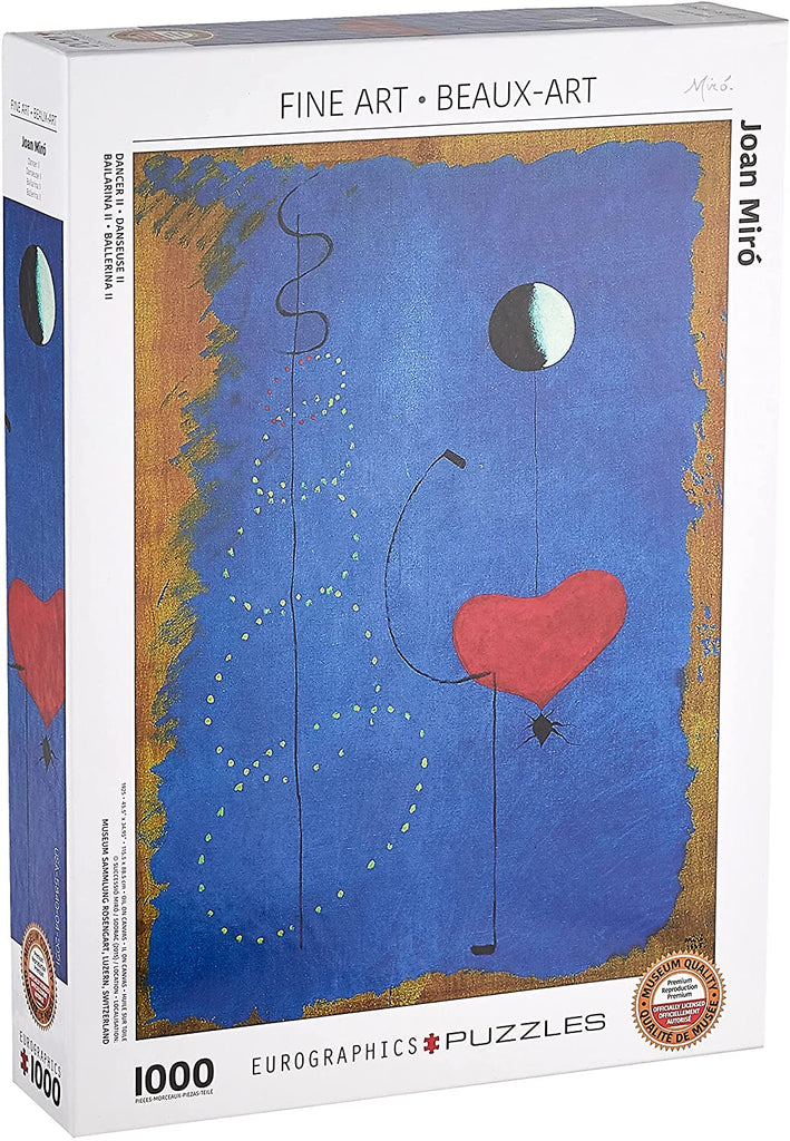 Puzzle 1000 Pieces - Dancer II by Joan Miro Jigsaw Puzzle 6000-0854 - figurineforall.ca