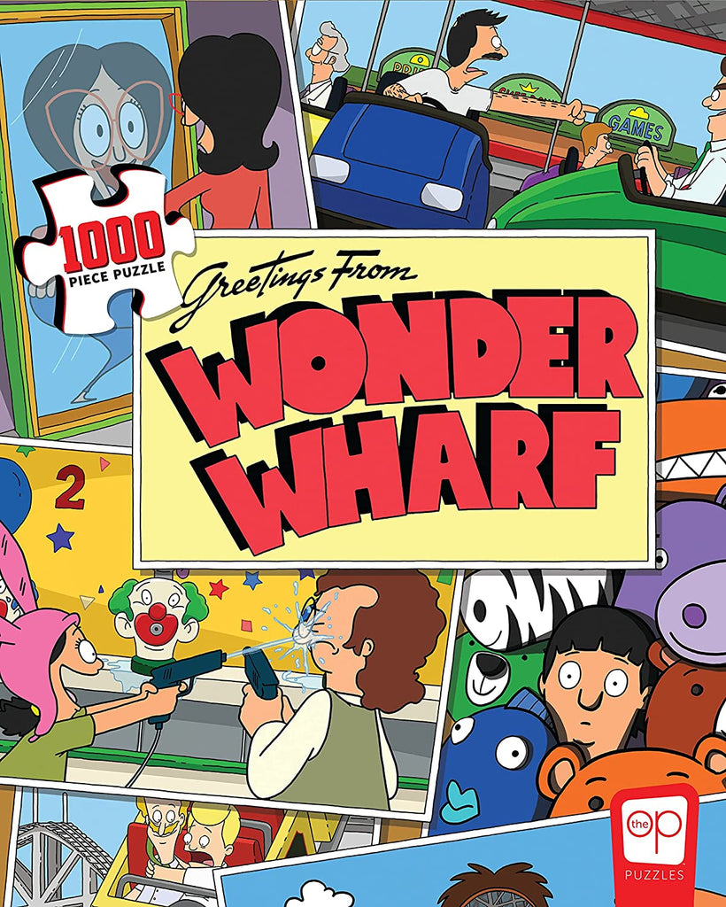 Puzzle 1000 Pieces - Bob's Burgers Greetings from Wonder Wharf Jigsaw Puzzle - figurineforall.ca