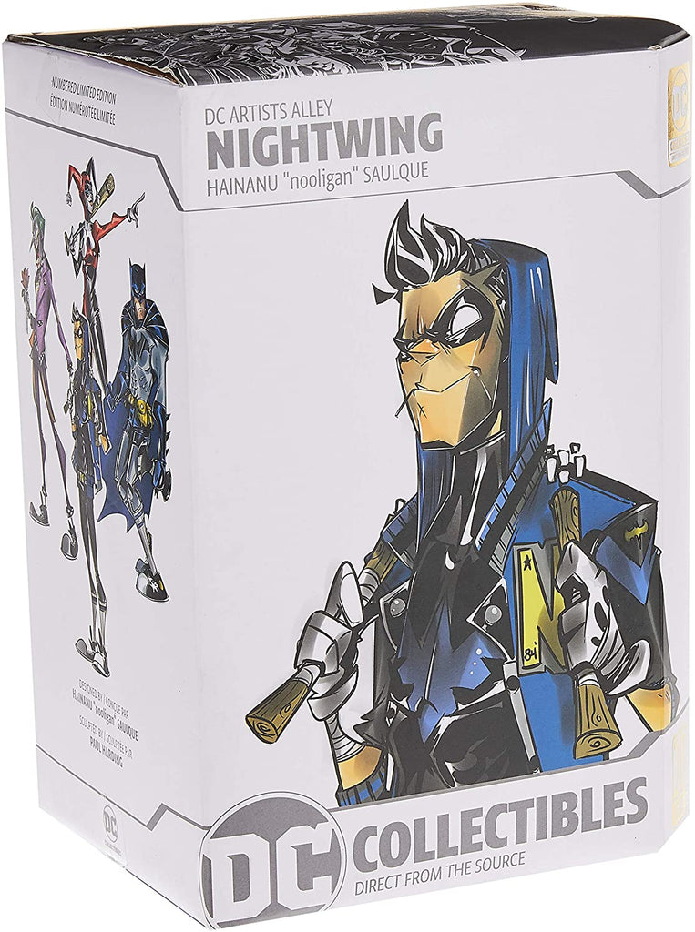 DC Collectibles Dc Artists Alley: Nightwing by Hainanu Nooligan Saulque Designer Vinyl Figure - figurineforall.ca