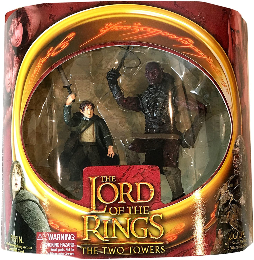 Lord of the Rings - 2 Pack - Pippin Vs Ugluck - figurineforall.com