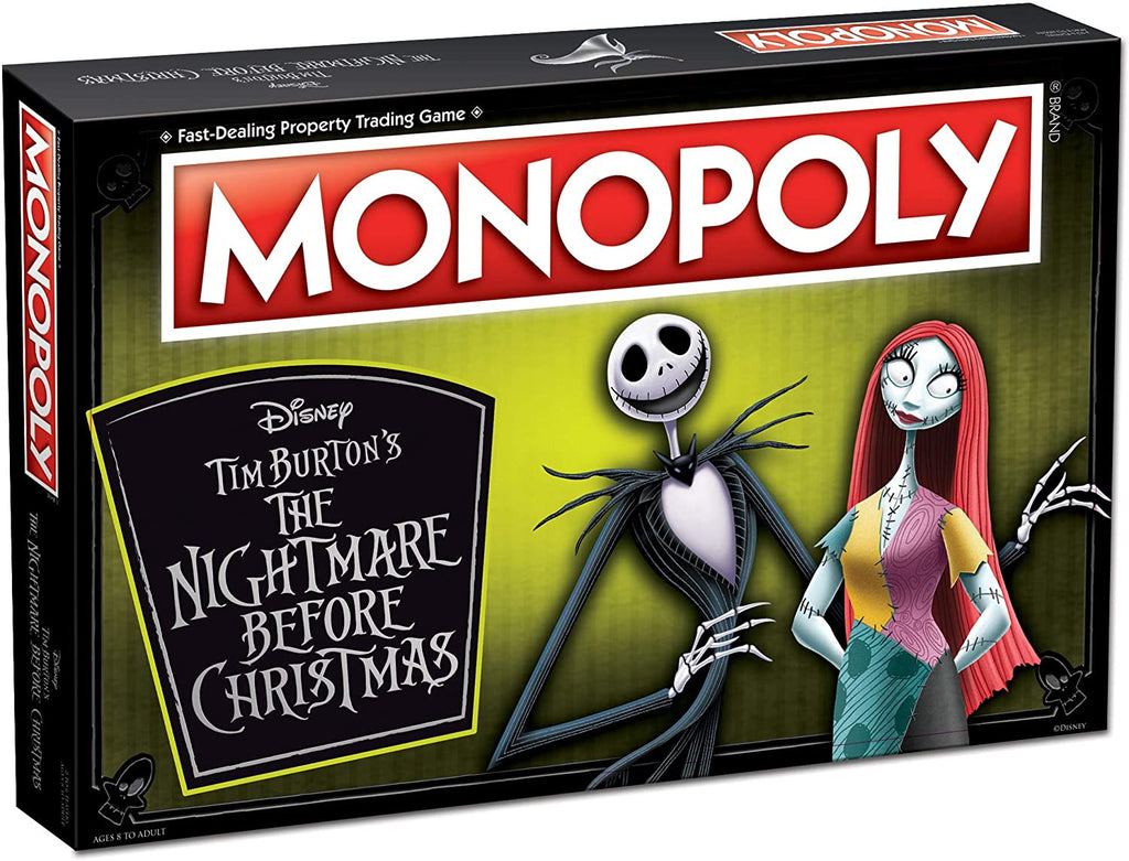 Monopoly Disney Nightmare Before Christmas Board Game - figurineforall.ca