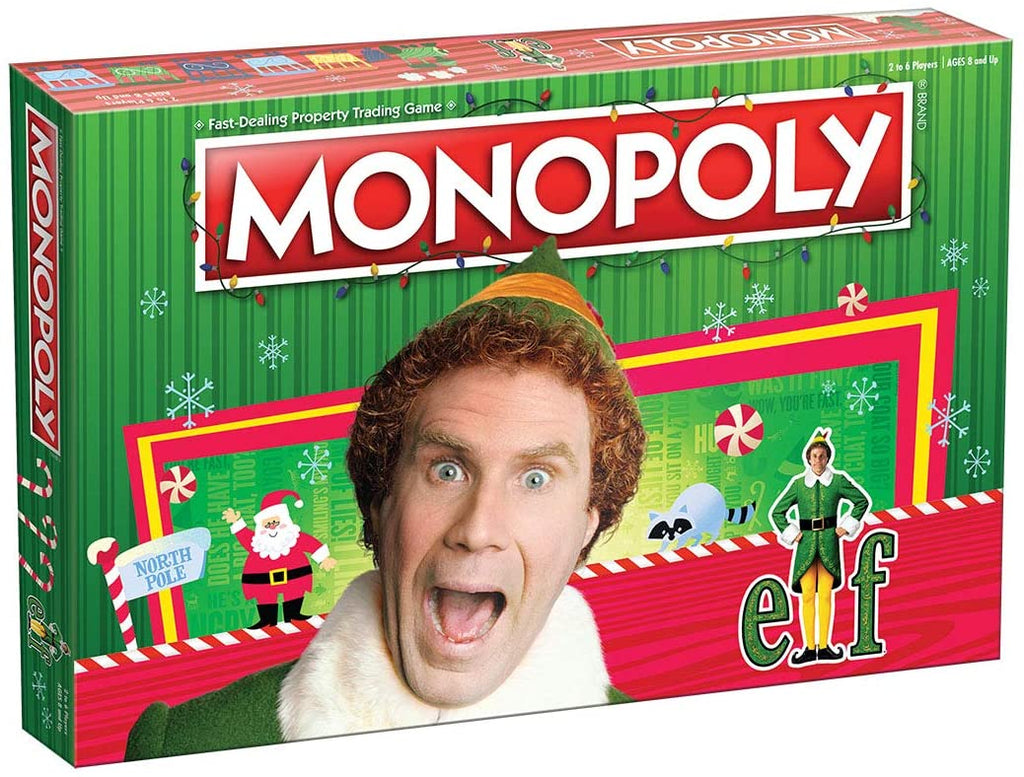 Monopoly Elf Buddy Board Game - figurineforall.ca