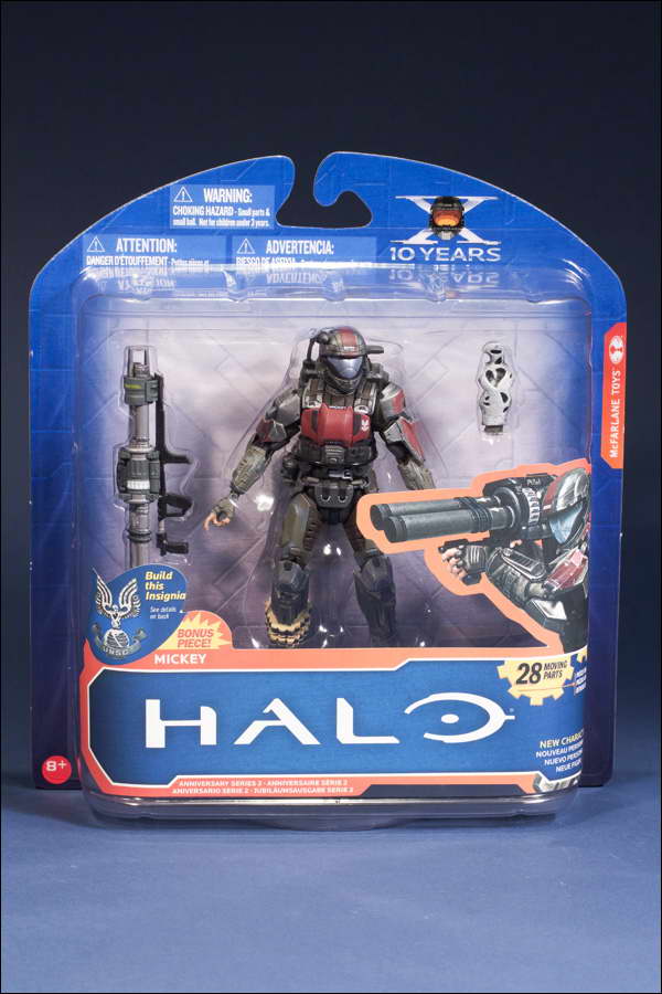 Halo: Combat Evolved 10th Anniversary Series 2 Mickey 5.5 Inch Action Figure - figurineforall.ca