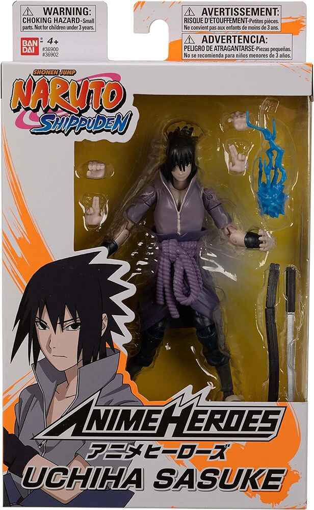 Anime Heroes Naruto Shippuden Sasuke Uchiha 6.5 Inch Action Figure