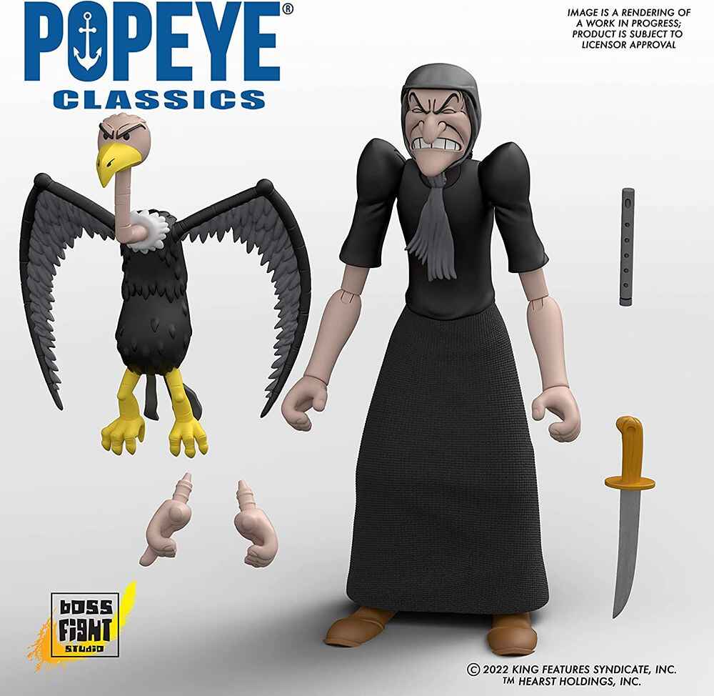 Popeye Classics: Sea Hag 1:12 Scale 6 Inch Action Figure - figurineforall.ca