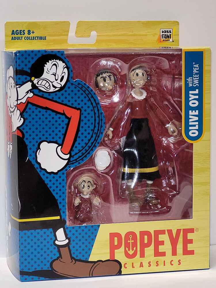 Popeye Classics: Olive OYL 1:12 Scale 6 Inch Action Figure - figurineforall.ca