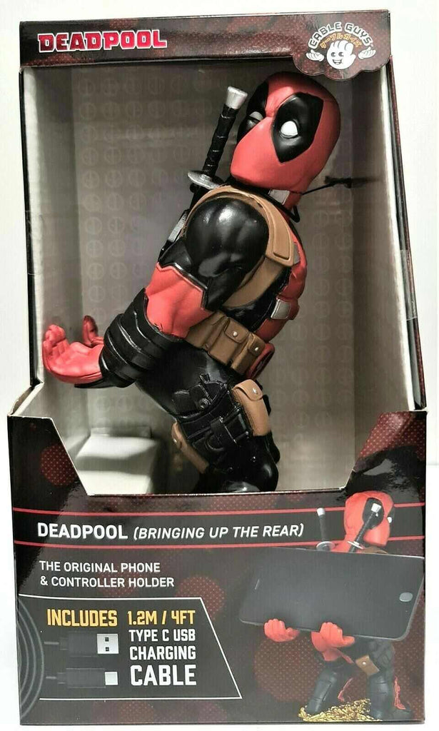 Cable Guy - Marvel Deadpool Rear View Mobile Phone and Controller Holder/Charger - figurineforall.ca