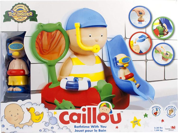 Caillou bath time with you for Toddlers - figurineforall.ca