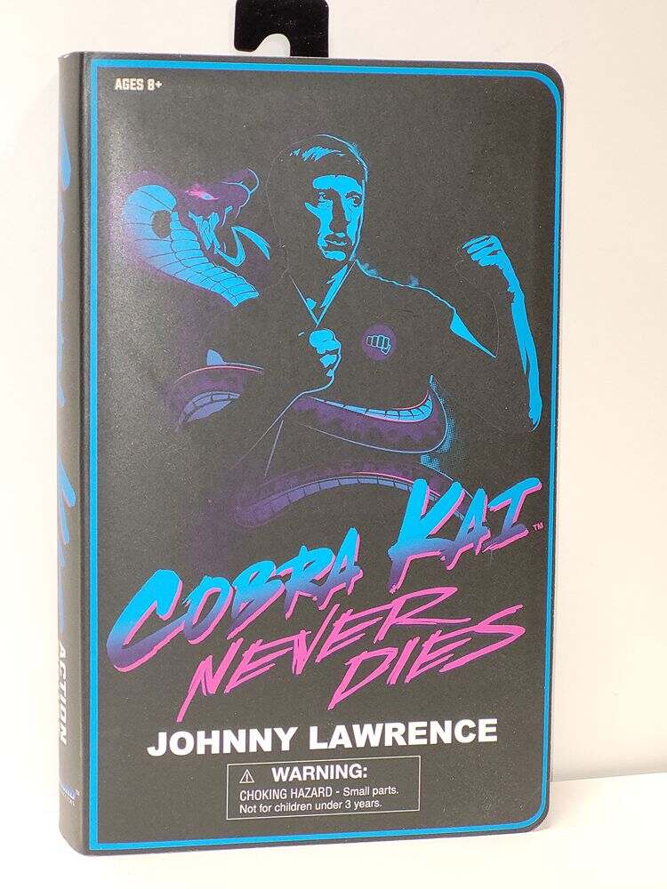 Cobra Kai SDCC 2022 VHS Package Johnny Lawrence 7 Inch Action Figure - figurineforall.ca