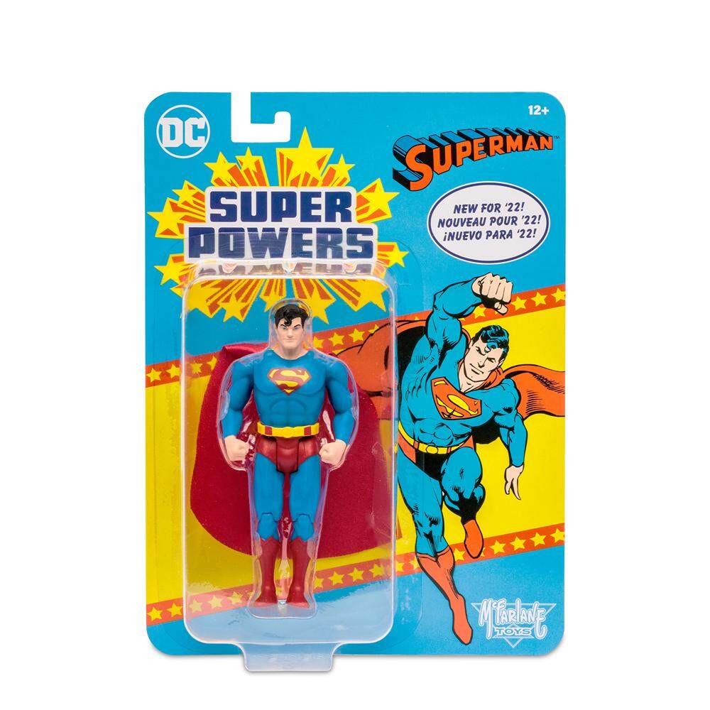 DC Collectibles Super Powers Wave 1 Figure Superman 5 Inch Action Figure - figurineforall.ca